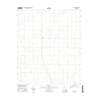 2016 Map of Sundown SE, 2016 Print