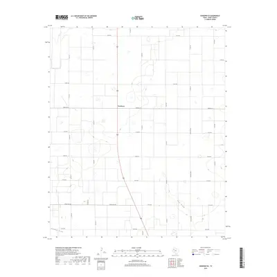2019 Map of Sundown SE, 2019 Print