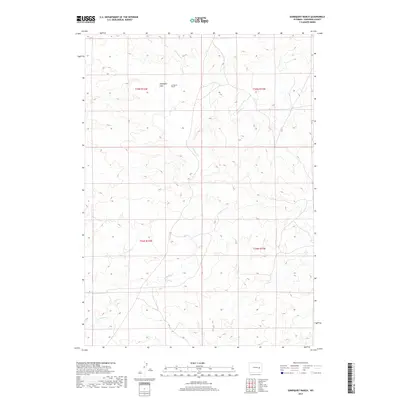 2017 Map of Sundquist Ranch, 2017 Print