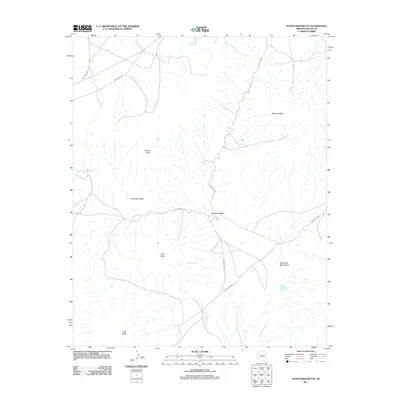 2011 Map of Sunflower Butte, 2011 Print