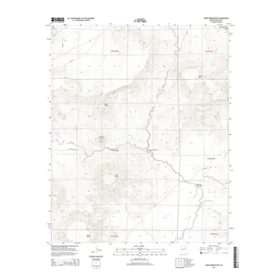 2014 Map of Sunflower Butte, 2014 Print