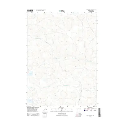 2014 Map of Sunflower Lake, 2014 Print