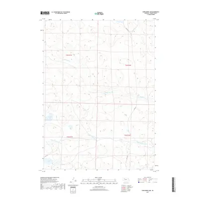 2017 Map of Sunflower Lake, 2017 Print