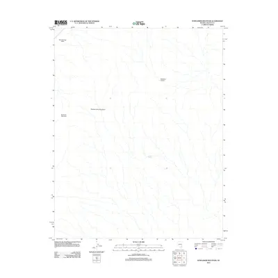 2012 Map of Sunflower Mountain, 2012 Print