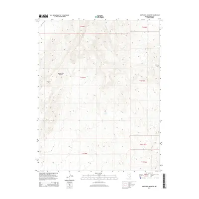 2015 Map of Sunflower Mountain, 2015 Print