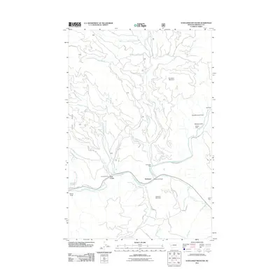 2011 Map of Sunflower Mountain, 2011 Print