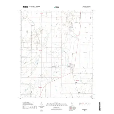 2018 Map of Sunflower, 2018 Print