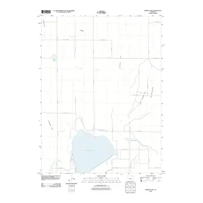 2010 Map of Sunken Lake, 2010 Print