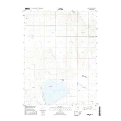 2016 Map of Sunken Lake, 2016 Print