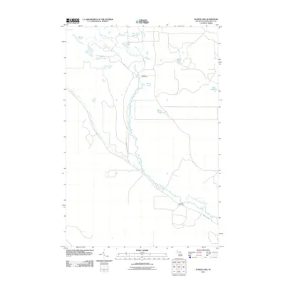 2011 Map of Sunken Lake, 2011 Print