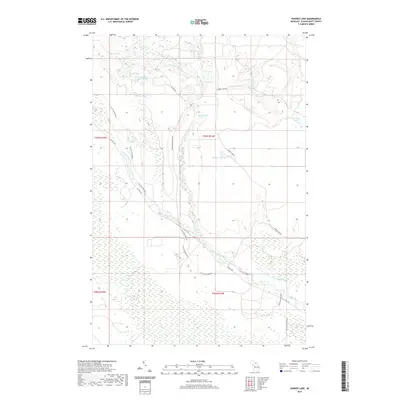 2019 Map of Sunken Lake, 2019 Print