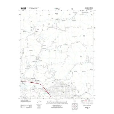 2012 Map of Sunland, 2012 Print