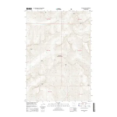 2015 Map of Sunlight Peak, 2015 Print