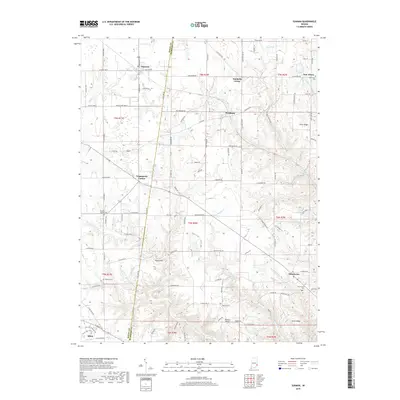 2019 Map of Sunman, 2019 Print