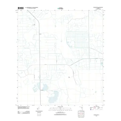 2012 Map of Sunniland, 2012 Print