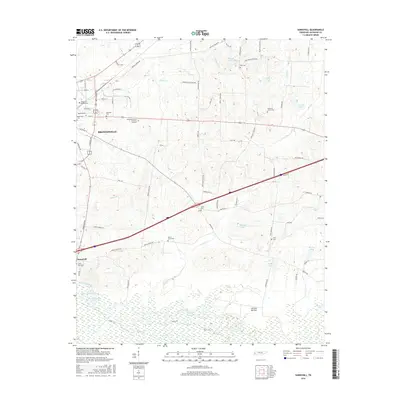 2016 Map of Sunnyhill, 2016 Print