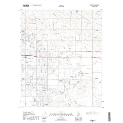 2018 Map of Sunnymead, 2018 Print