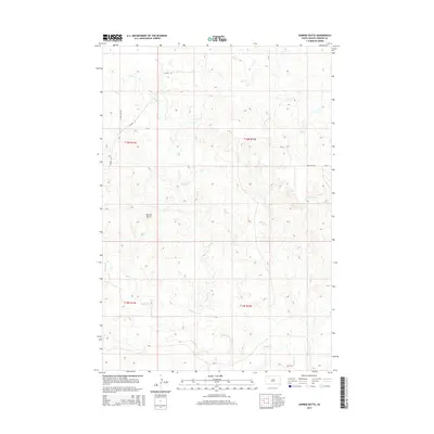 2015 Map of Sunrise Butte, 2015 Print