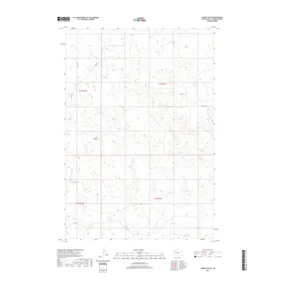 2017 Map of Sunrise Butte, 2017 Print