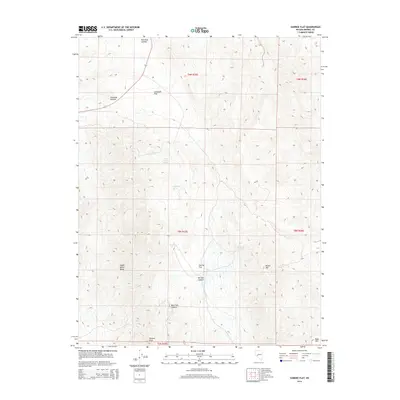 2014 Map of Sunrise Flat, 2014 Print