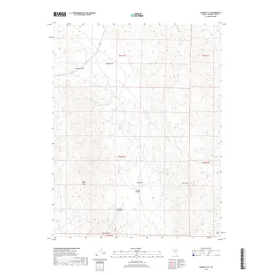 2018 Map of Sunrise Flat, 2018 Print