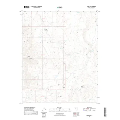 2018 Map of Sunrise Peak, 2018 Print