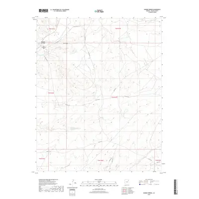 2018 Map of Sunrise Springs, 2018 Print