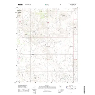 2018 Map of Sunset Crater East, 2018 Print