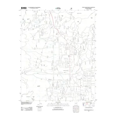 2011 Map of Sunset Crater West, 2011 Print