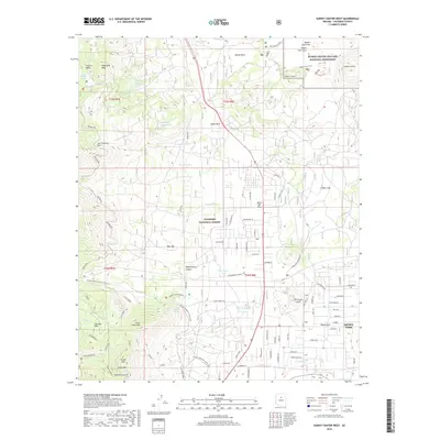 2018 Map of Sunset Crater West, 2018 Print