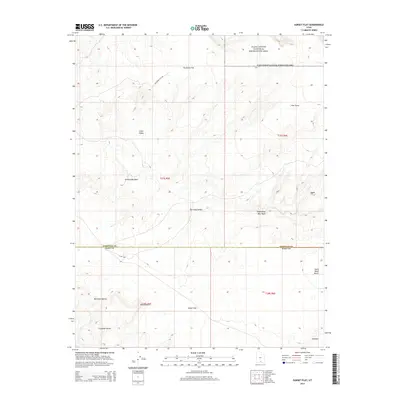 2014 Map of Sunset Flat, 2014 Print