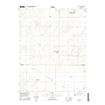 2017 Map of Sunset Flat, 2017 Print