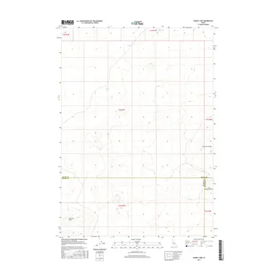 2017 Map of Sunset Lake, 2017 Print