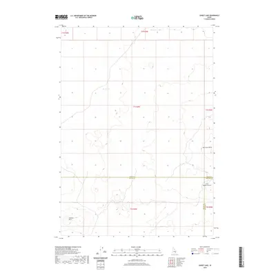 2020 Map of Sunset Lake, 2020 Print