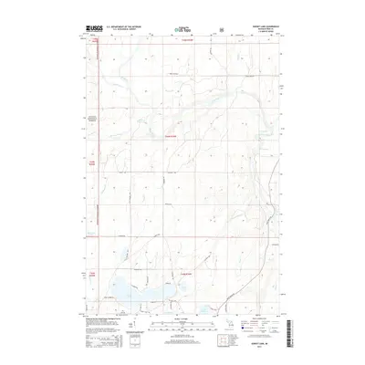 2014 Map of Sunset Lake, 2014 Print