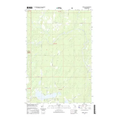 2017 Map of Sunset Lake, 2017 Print