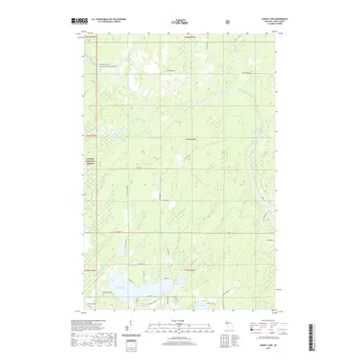 2019 Map of Sunset Lake, 2019 Print