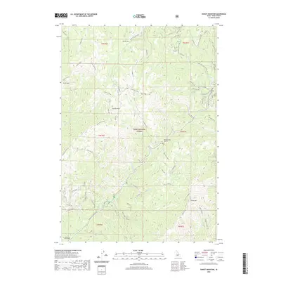 2020 Map of Sunset Mountain, 2020 Print