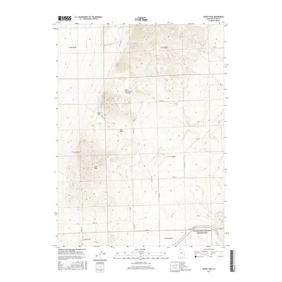 2017 Map of Sunset Pass, 2017 Print