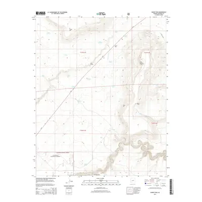 2014 Map of Sunset Pass, 2014 Print