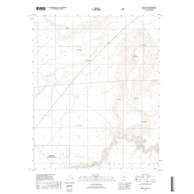 2018 Map of Sunset Pass, 2018 Print