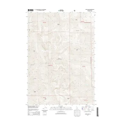 2013 Map of Sunset Peak, 2013 Print