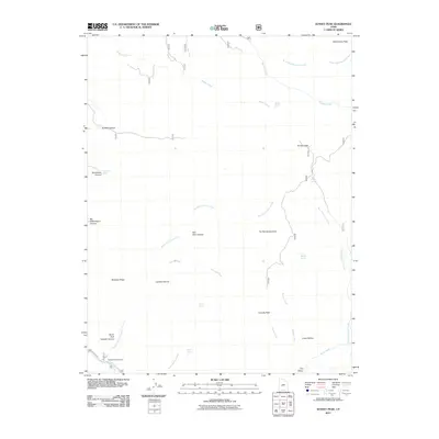 2011 Map of Sunset Peak, 2011 Print