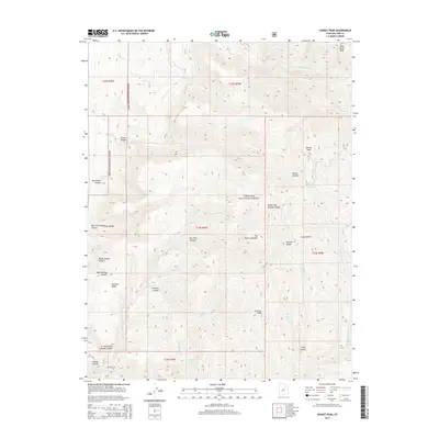 2014 Map of Sunset Peak, 2014 Print