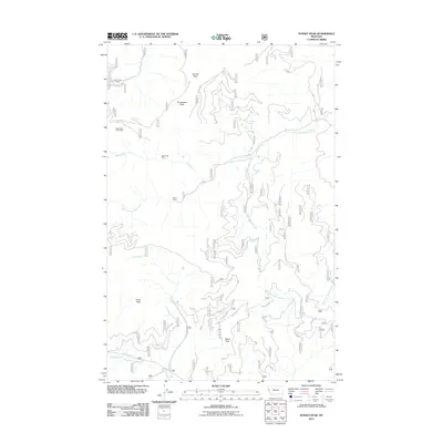 2011 Map of Sunset Peak, 2011 Print
