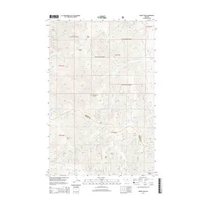 2014 Map of Sunset Peak, 2014 Print