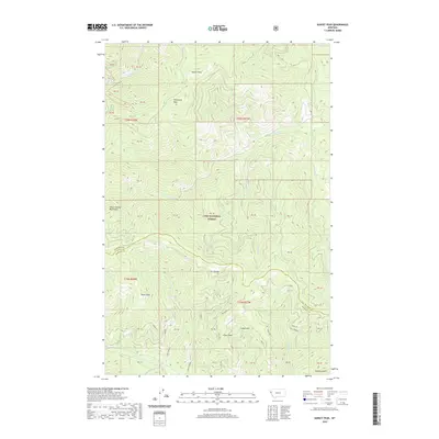 2020 Map of Sunset Peak, 2020 Print