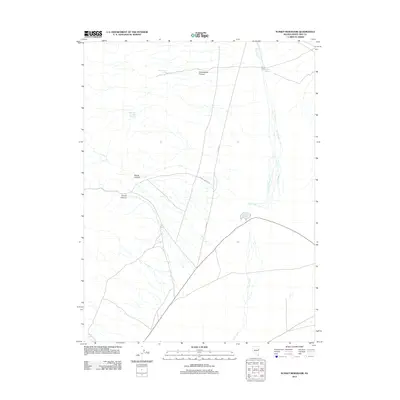 2012 Map of Sunset Reservoir, 2012 Print