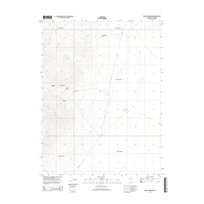 2014 Map of Sunset Reservoir, 2014 Print