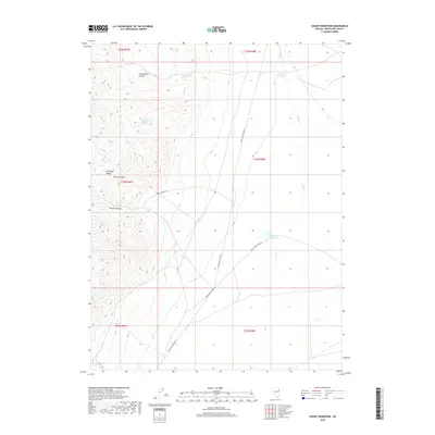 2018 Map of Sunset Reservoir, 2018 Print